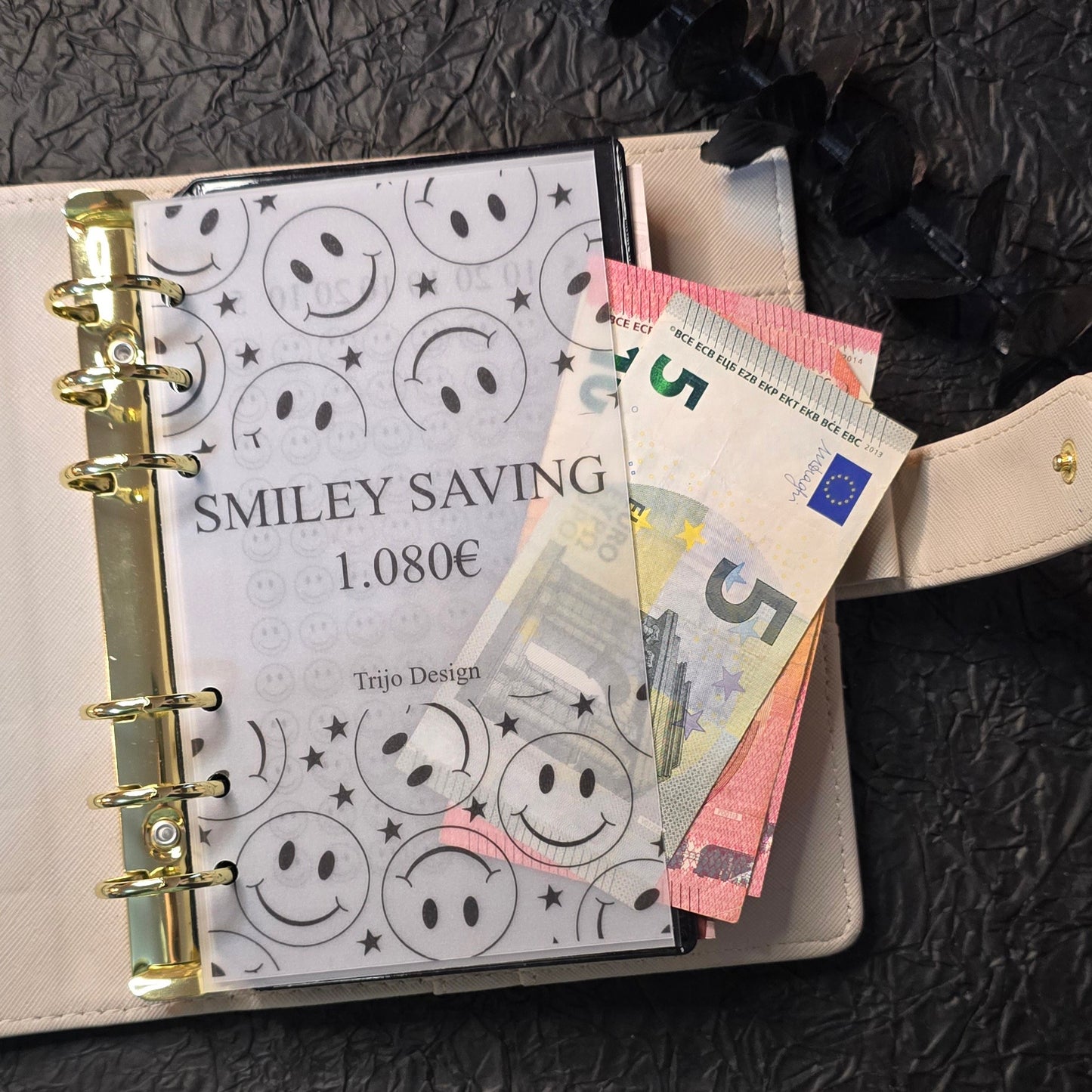 Smiley Saving Umschlag transparent A6