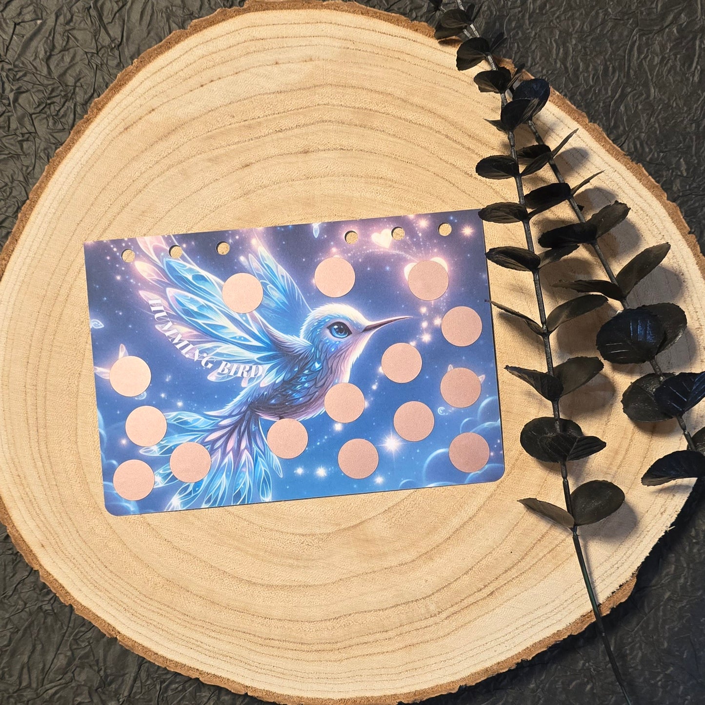 Humming Bird Rubbelchallenge A6