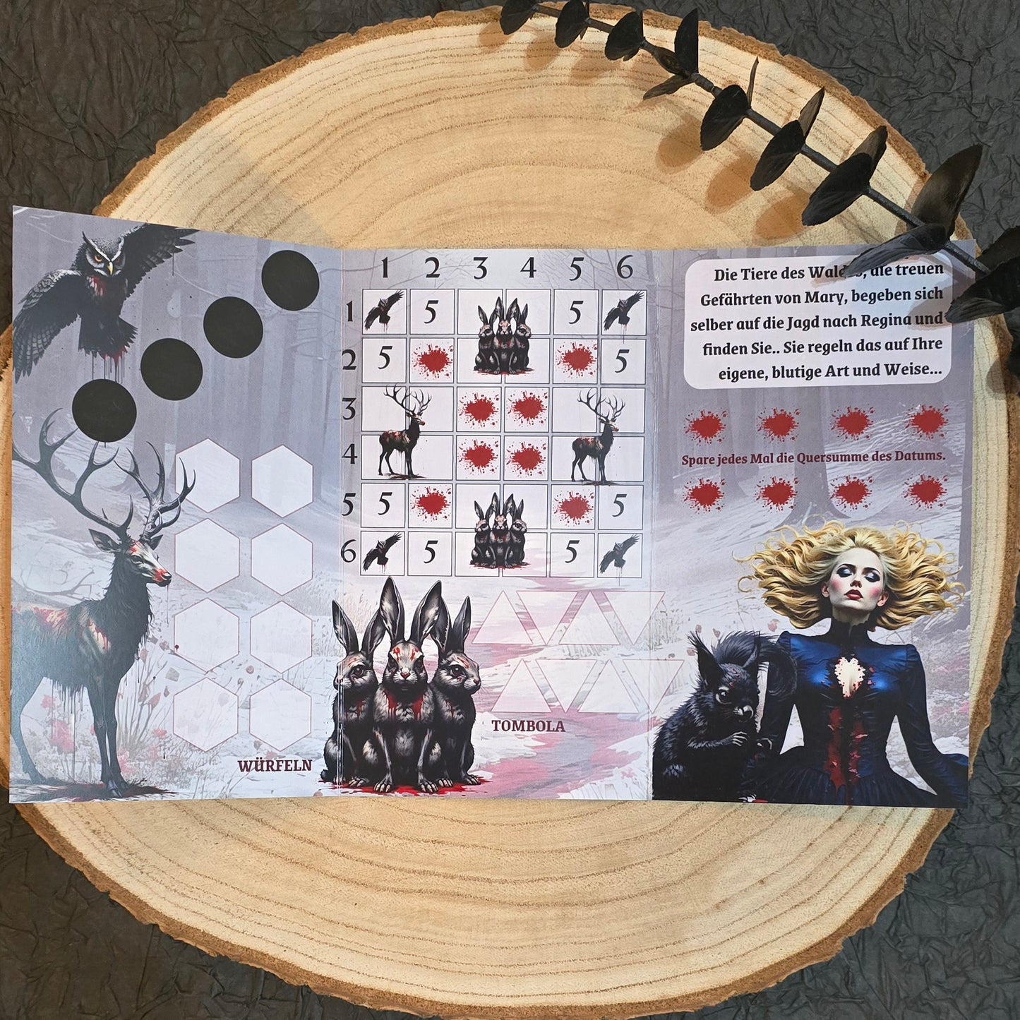 Bloody End Klappkarte A6