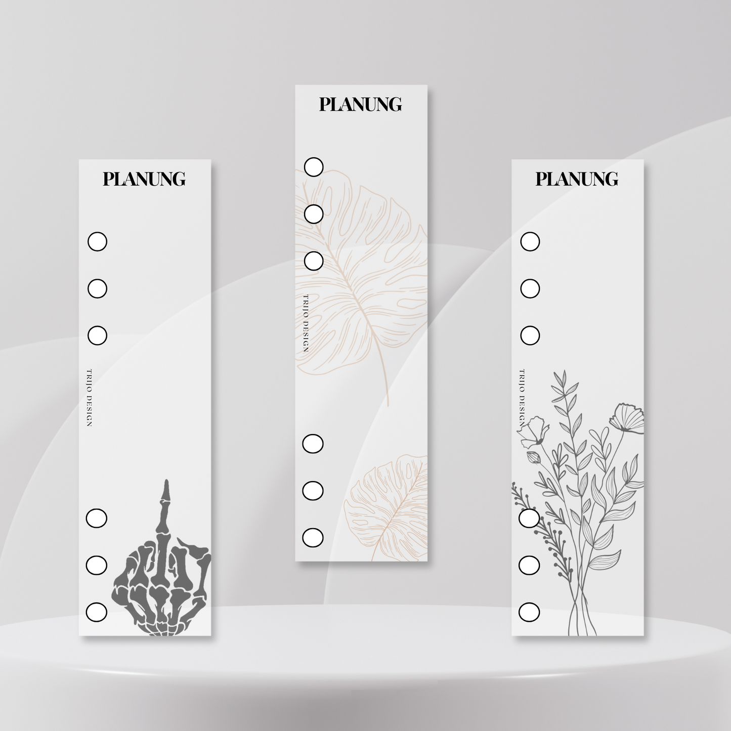 Trenner Transparent A6 verschiedene Motive