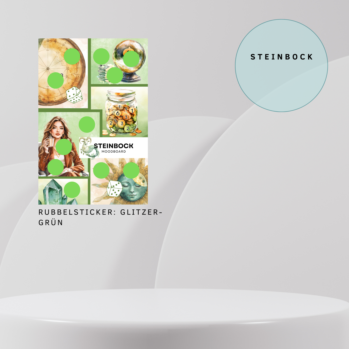 Moodboards Sternzeichen Sparchallenge A6