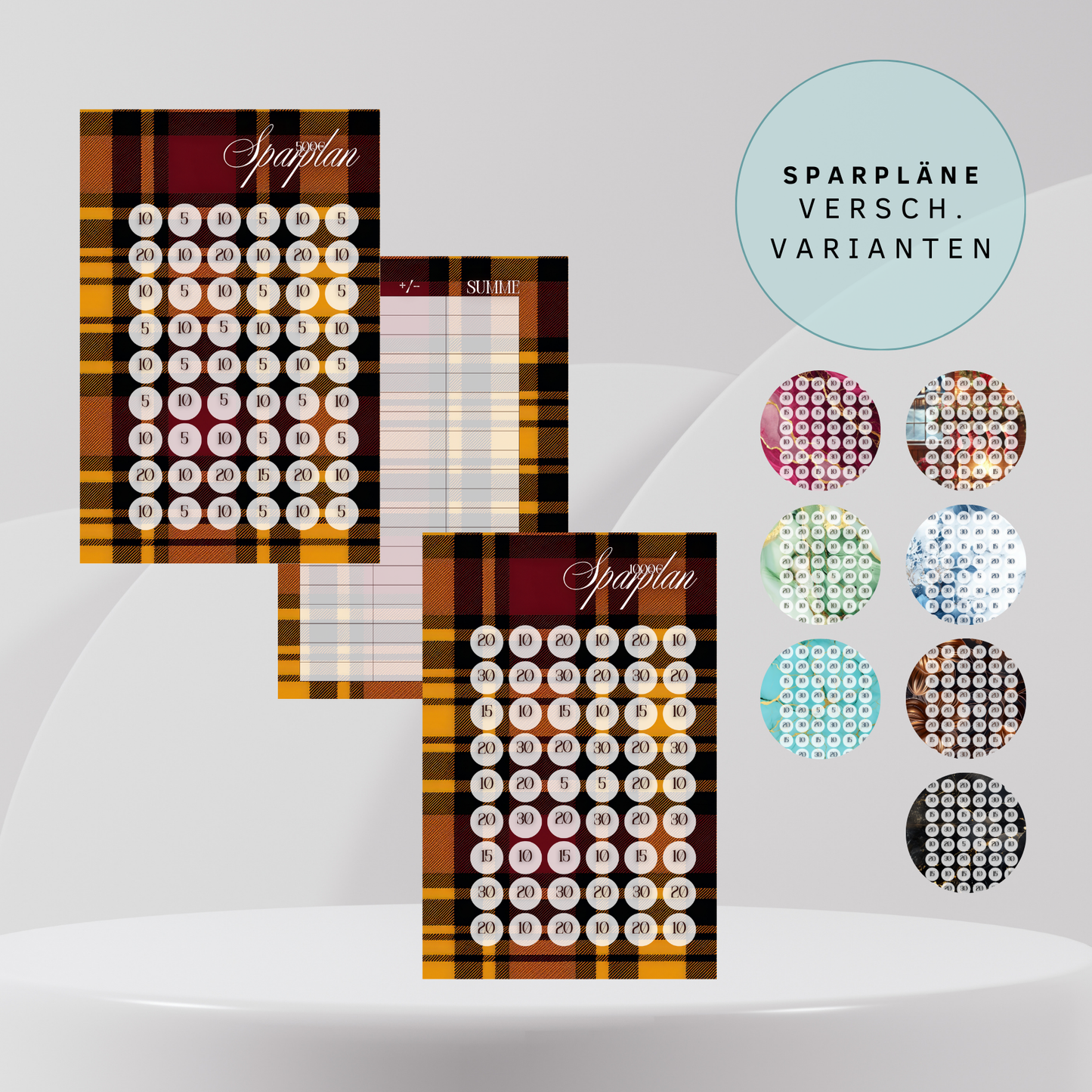 Sparplan versch. Varianten A6