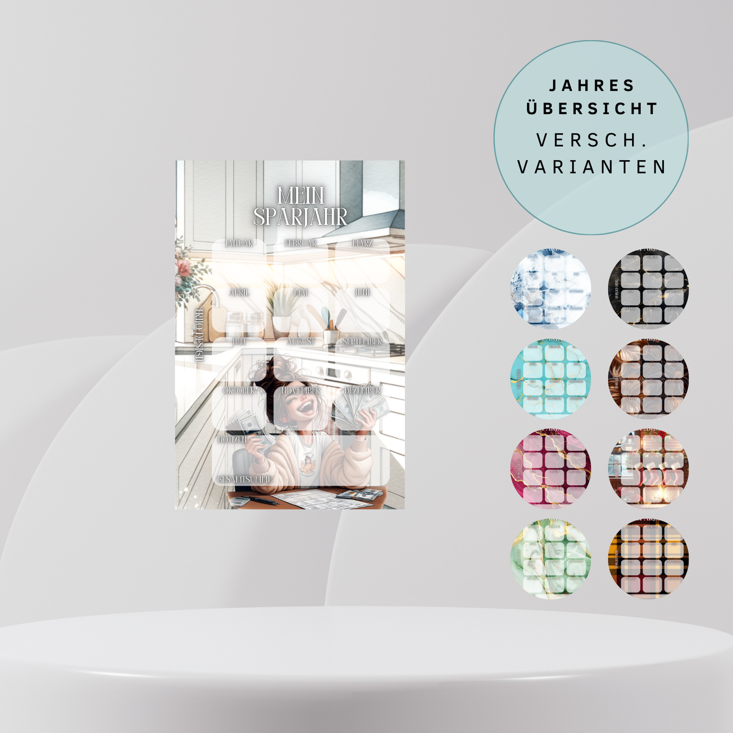 Jahresübersicht versch. Varianten A6