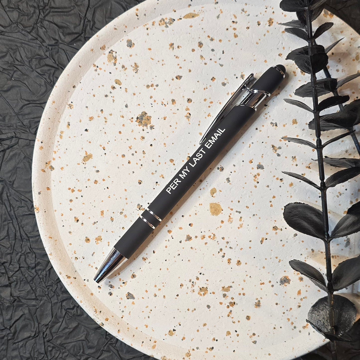 Kugelschreiber Sarkasmus Schwarz