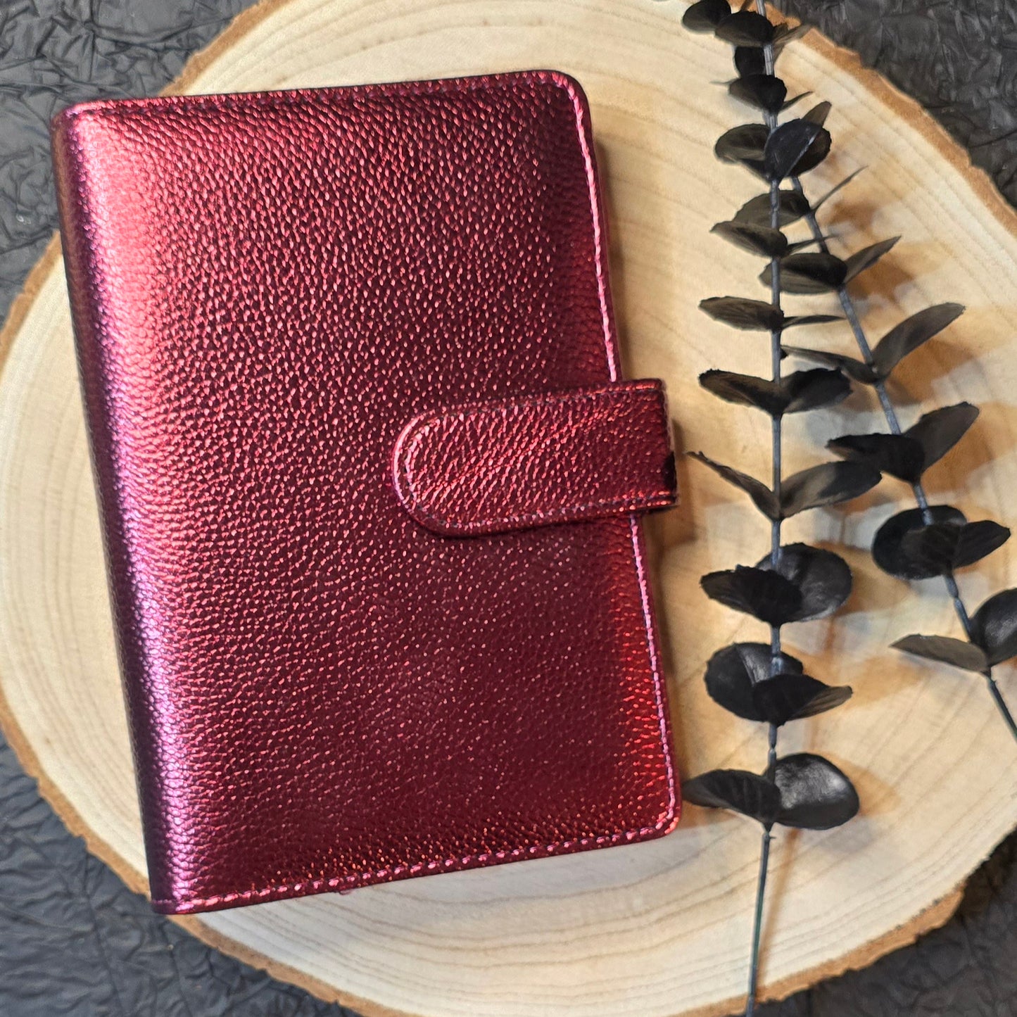 Budgetbinder "Christmas Red", "Christmas Blue" A6 metallic