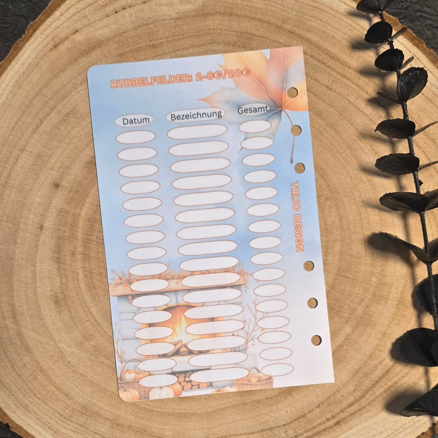 Jahreszeiten Rubbelchallenges A6