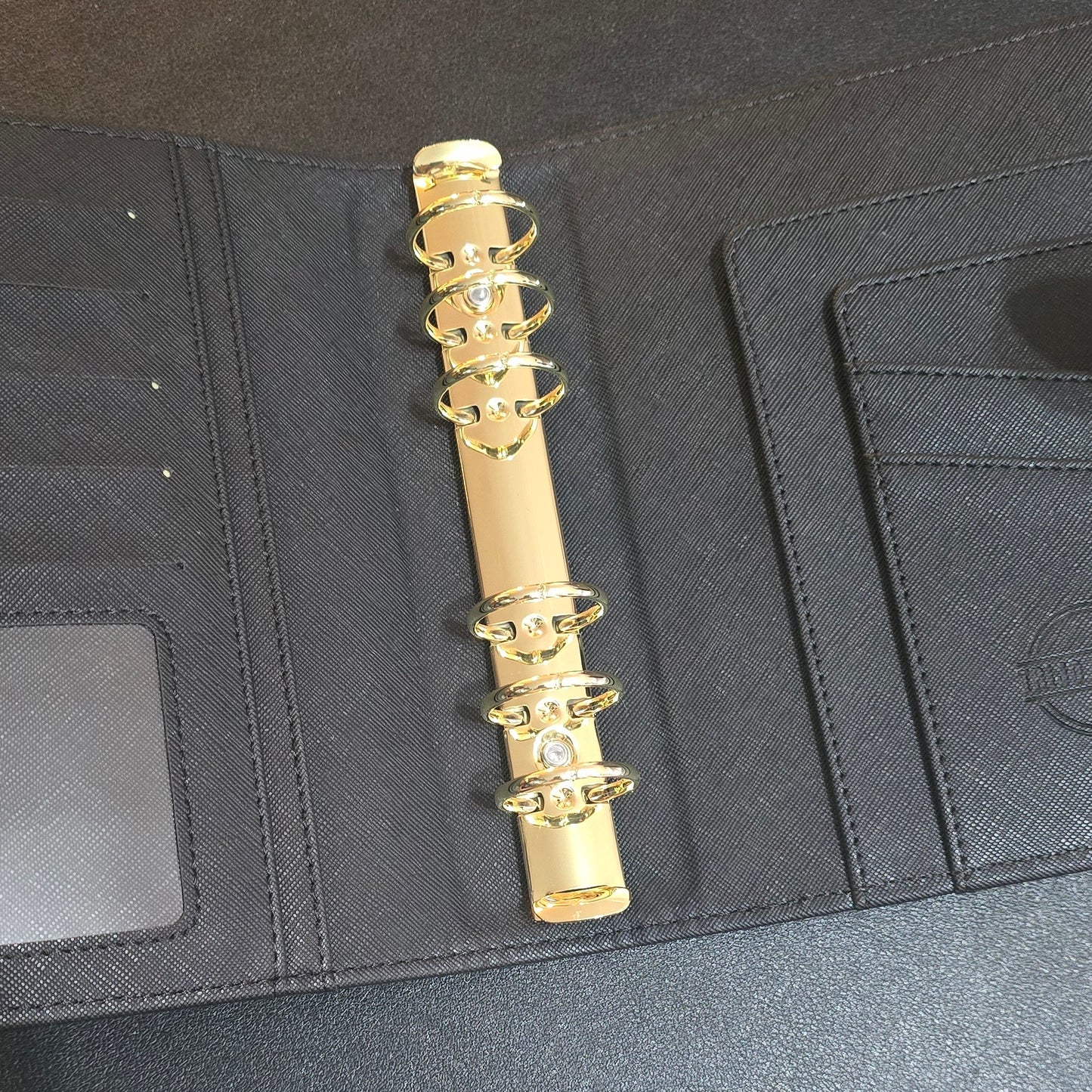 Ringbuch Saffiano A6 Tri(j)o