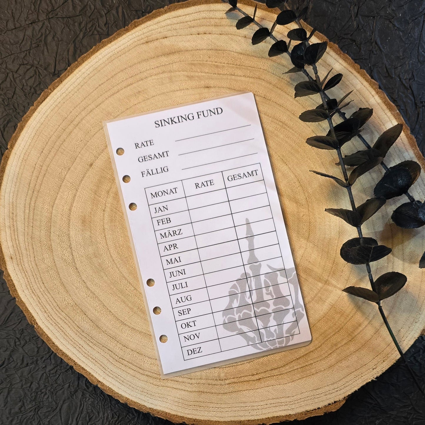 Umschläge/Sinking Fund "Scheiss Finanzen" A6