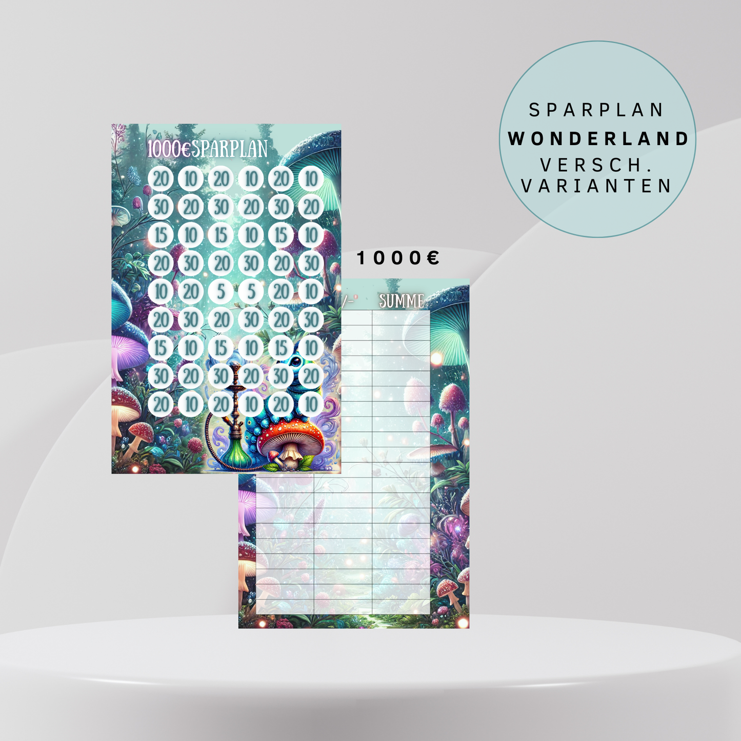 Sparplan Wonderland versch. Varianten A6