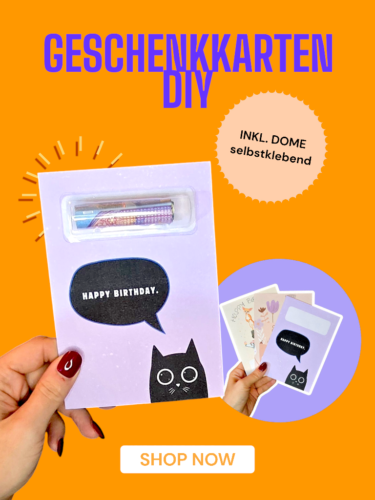 Geld-Geschenkkarten Geburtstag