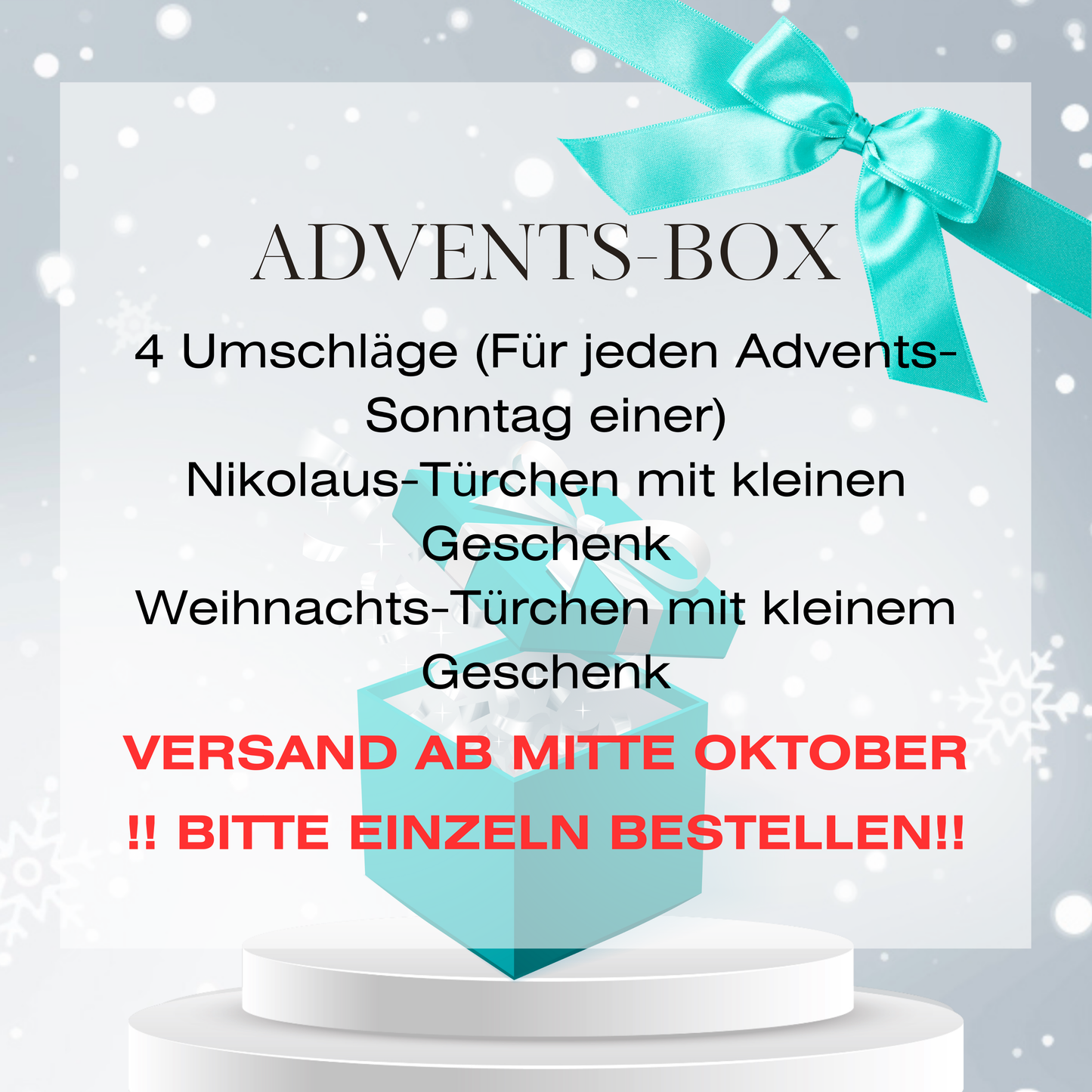 Advents-Box 2025 EINZELN BESTELLEN