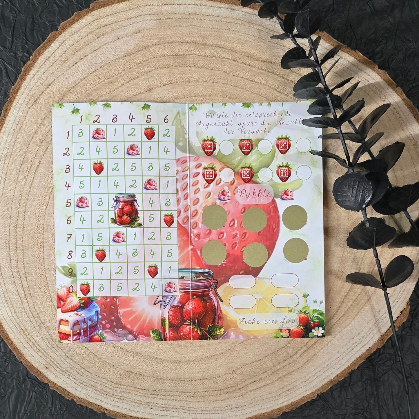 Sweet Strawberry Klappkarte A6