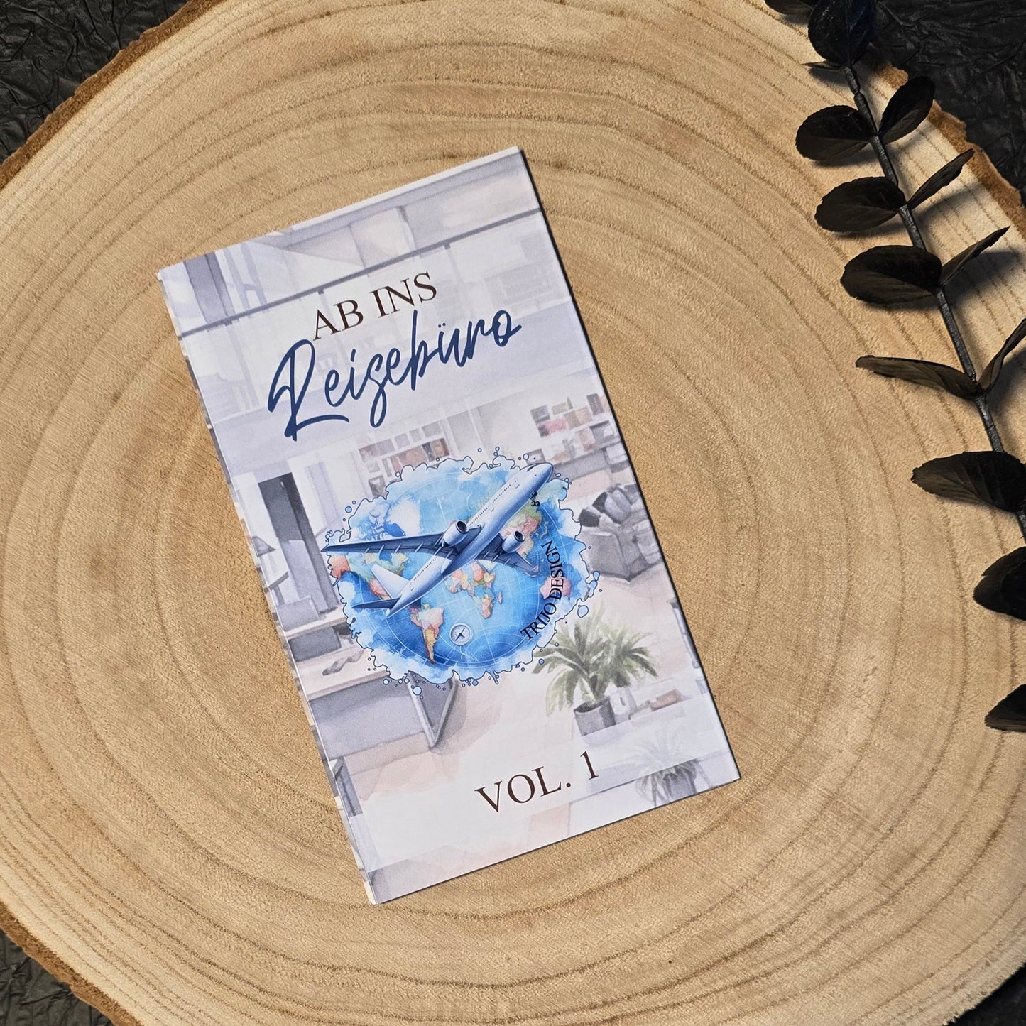 Ab ins Reisebüro Klappkarte A6