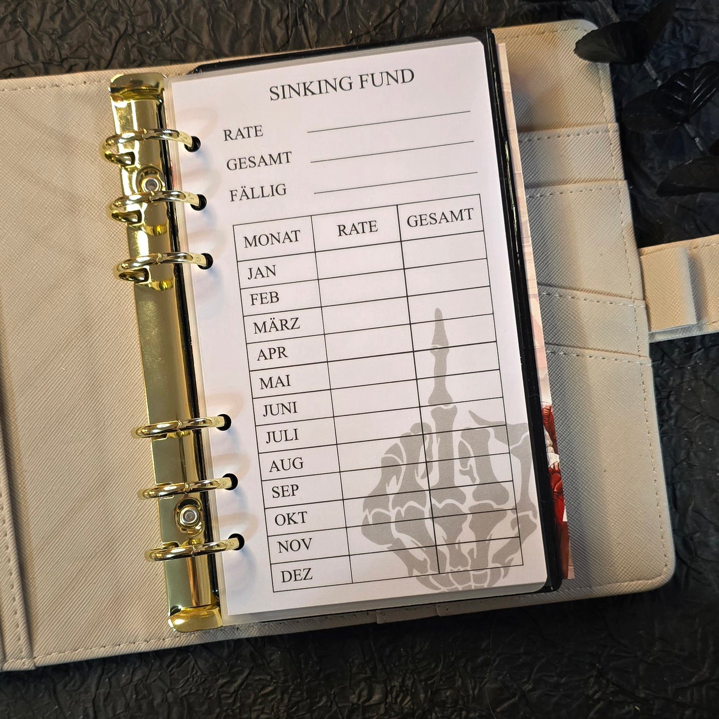 Umschläge/Sinking Fund "Scheiss Finanzen" A6