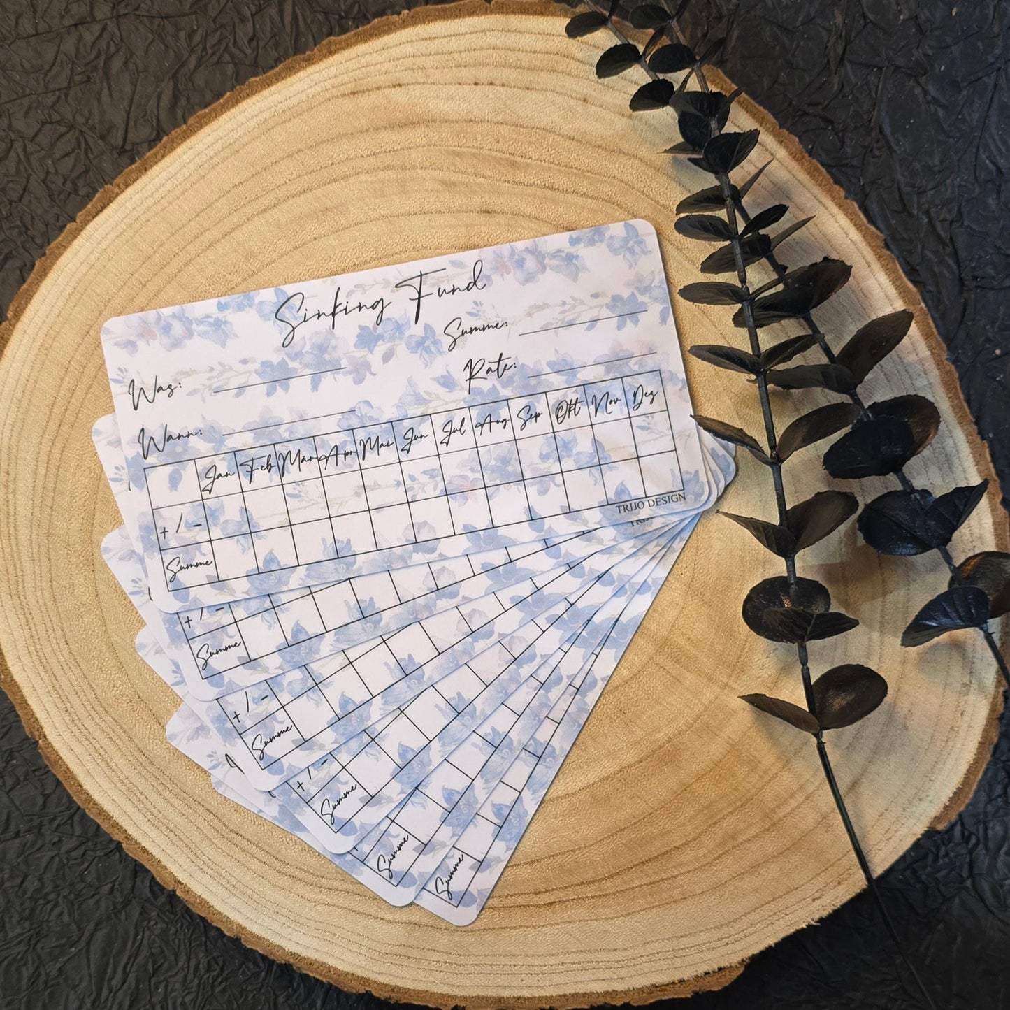 Sinking Fund - Tracker A6 Blue July