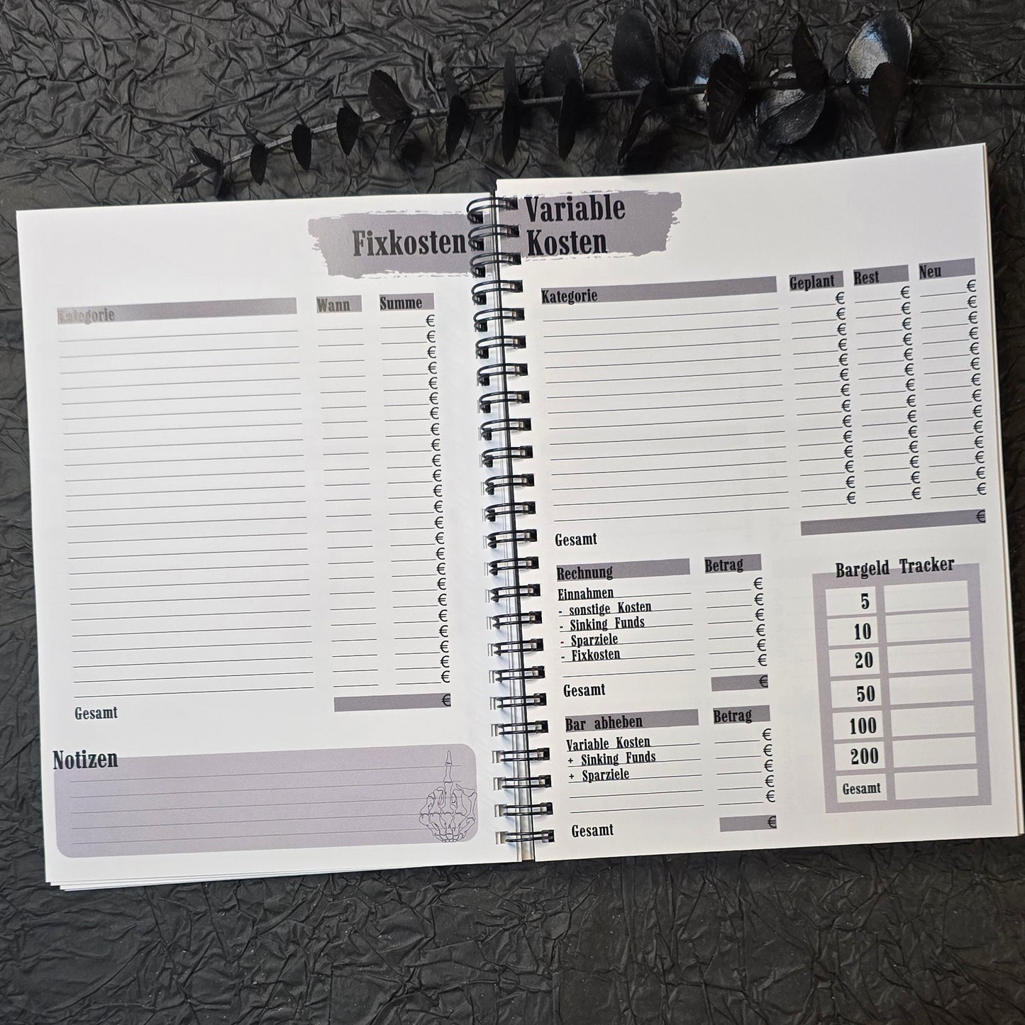 Finanzplaner A5 Ringbuch