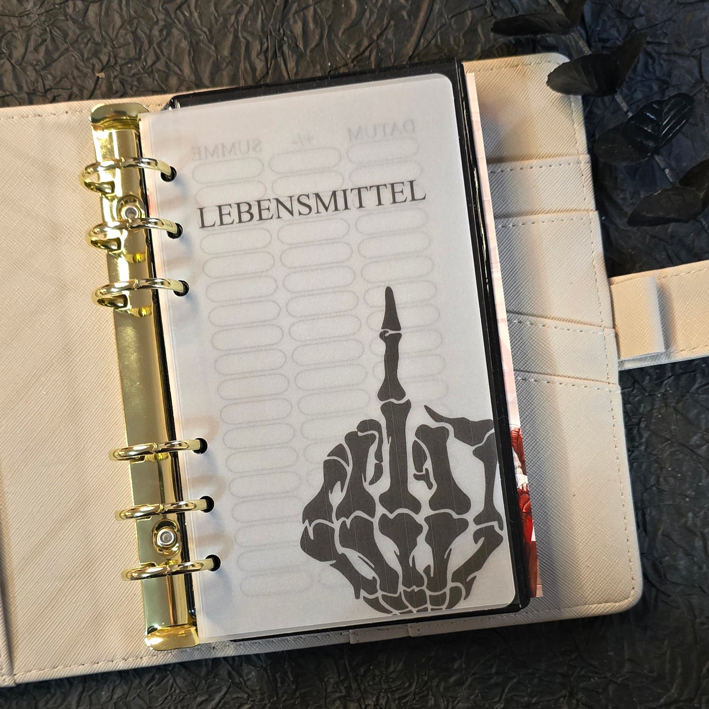 Umschläge/Dashboards "Scheiss Finanzen" transparent A6