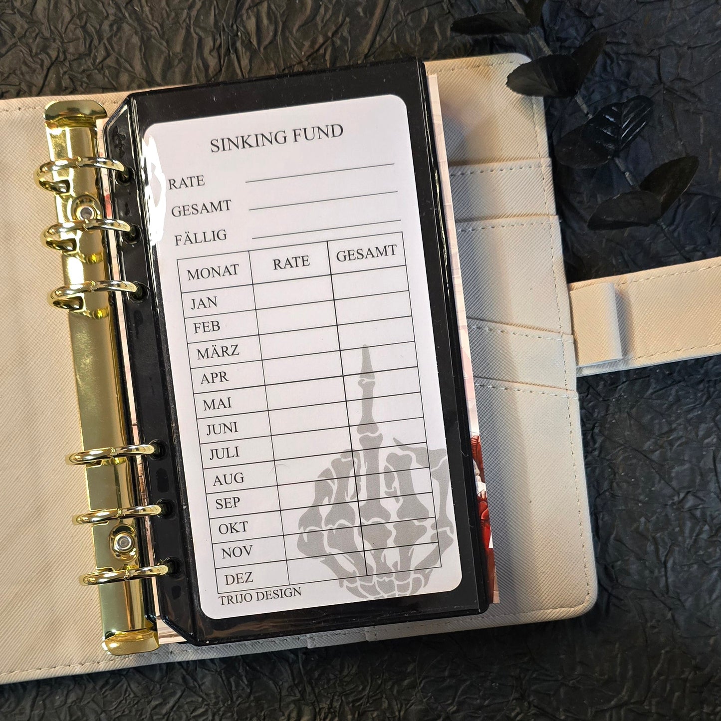 Sinking Fund - Tracker A6 "Scheiss Finanzen"