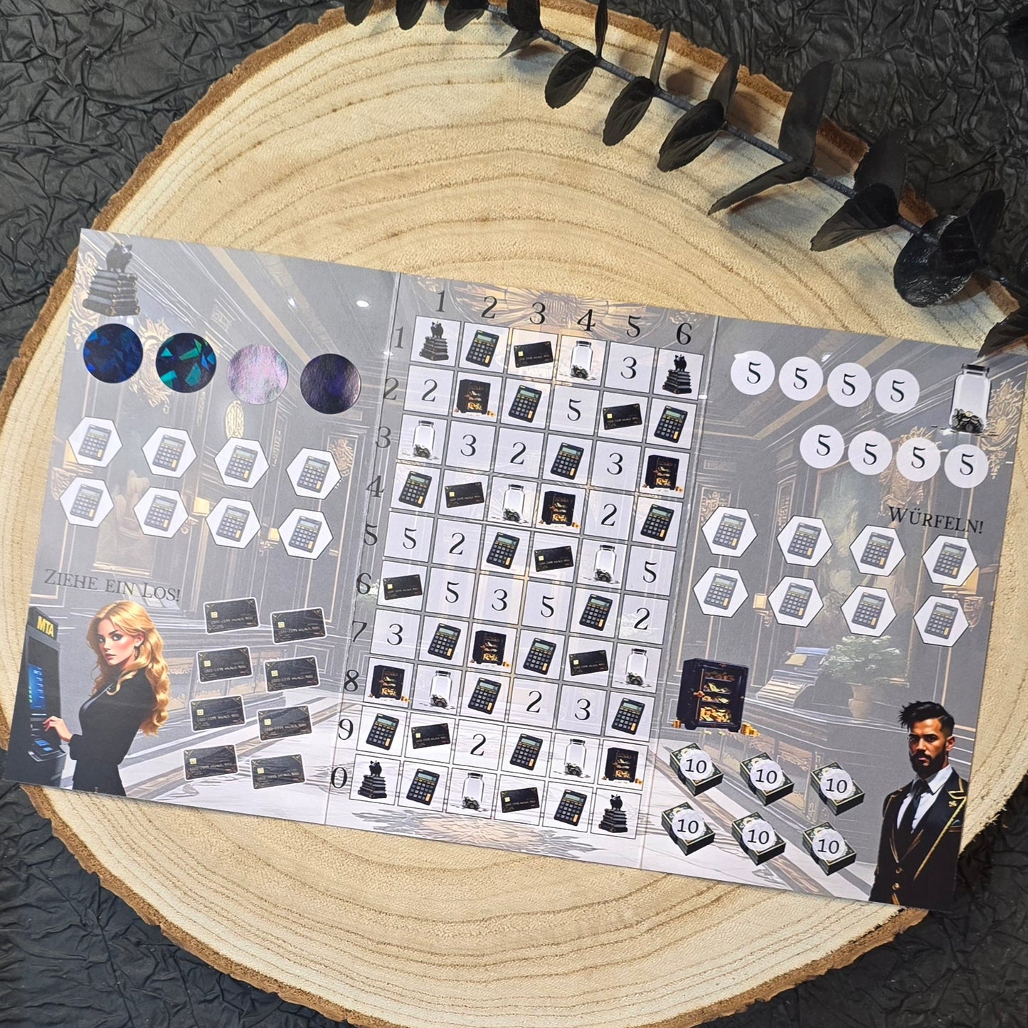 Ab zur Bank Klappkarte A6