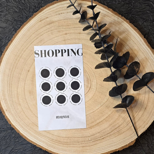 Shopping Rubbelchallenge A6