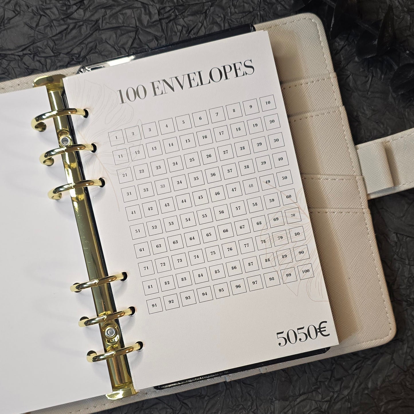 100 Envelopes Sparchallenge Beige