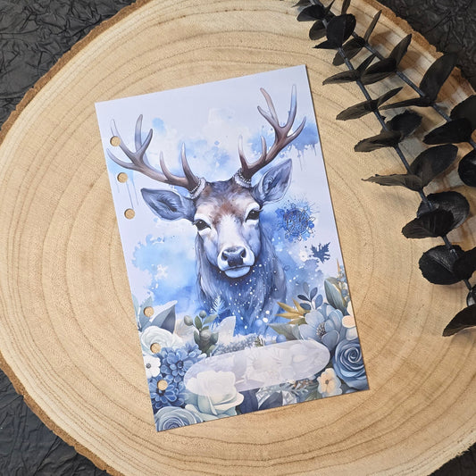 Winterhirsch Trennblatt A6