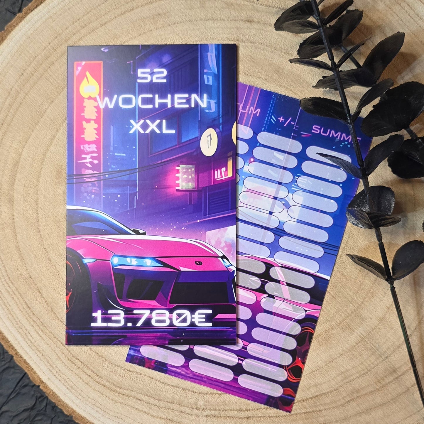 52 Wochen XXL Klappkarte A6
