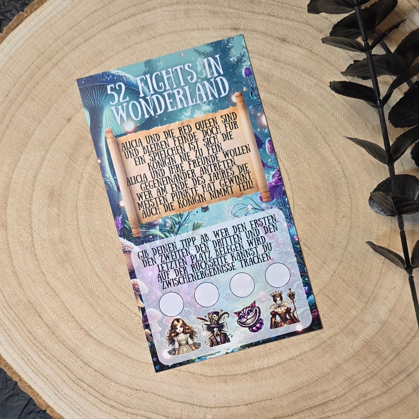 52 Fights in Wonderland Sparchallenge A6