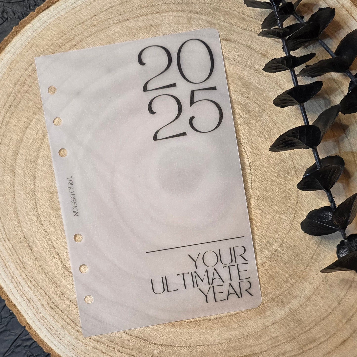 Trennblatt 2025 Transparent A6