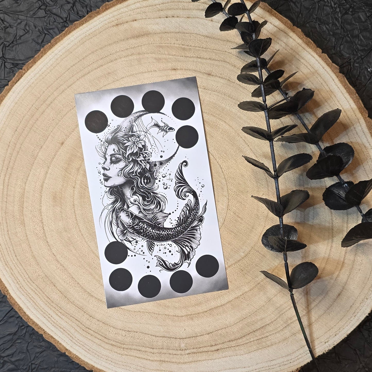 Zodiac Sternzeichen Rubbelchallenges Black and White A6