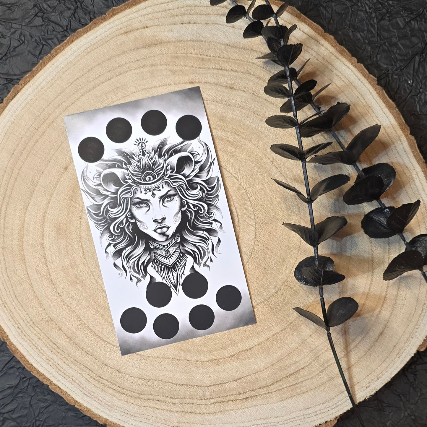 Zodiac Sternzeichen Rubbelchallenges Black and White A6