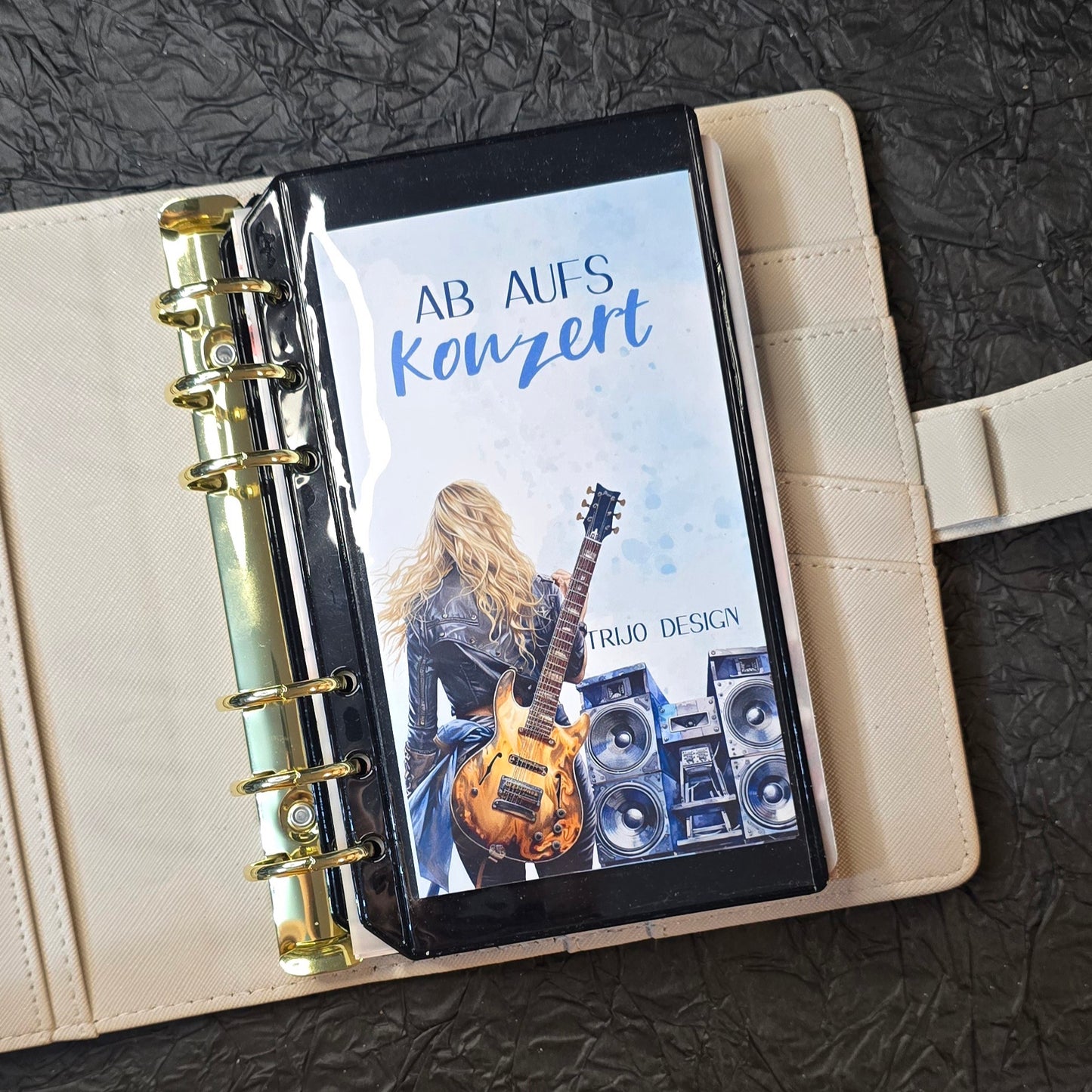 Ab aufs Konzert Klappkarte A6