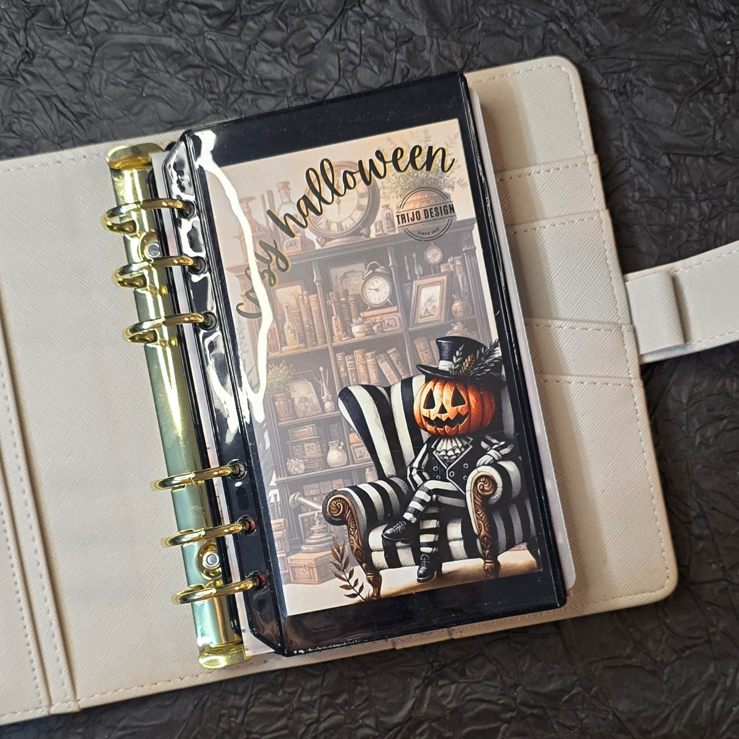 Cozy Halloween Klappkarte A6