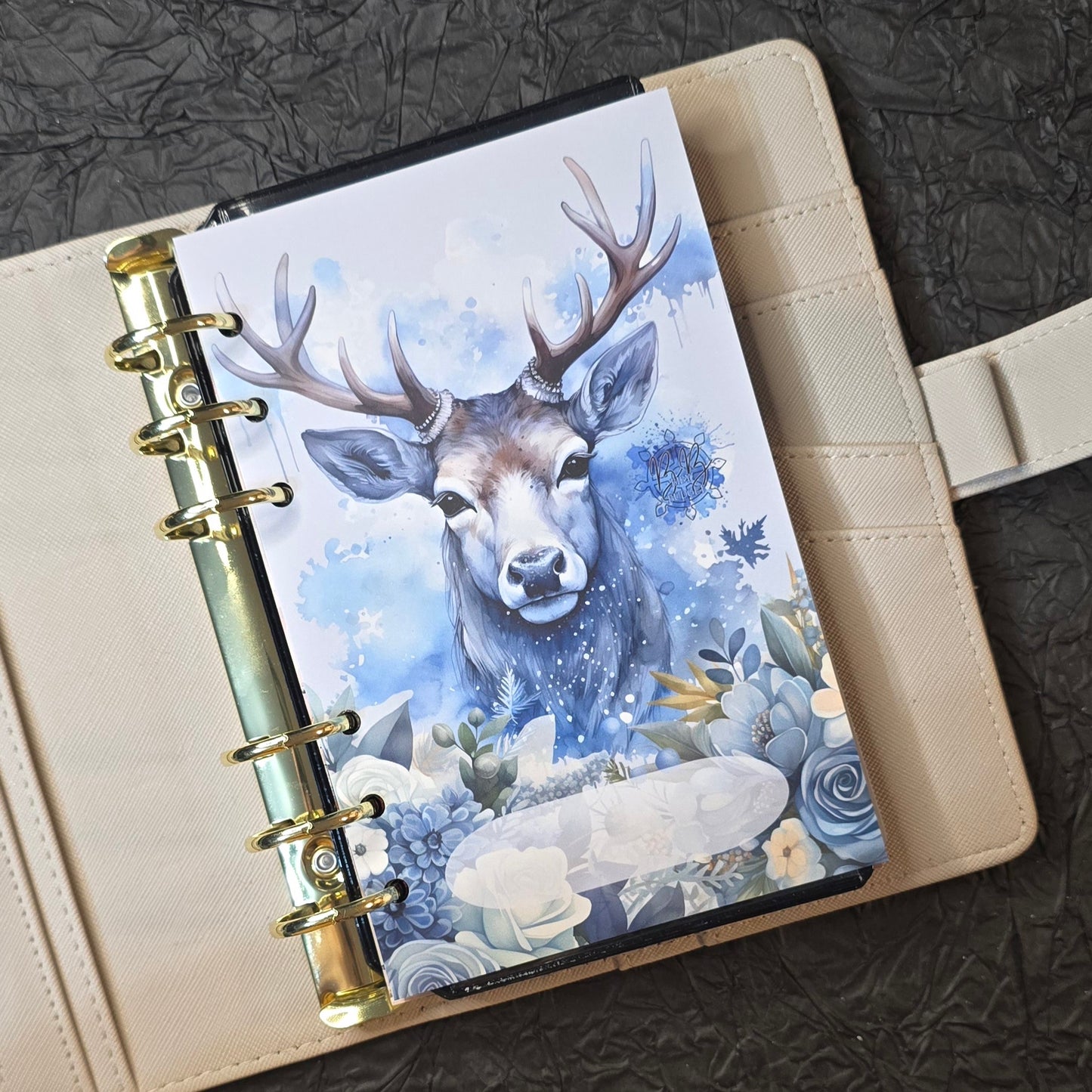 Winterhirsch Trennblatt A6