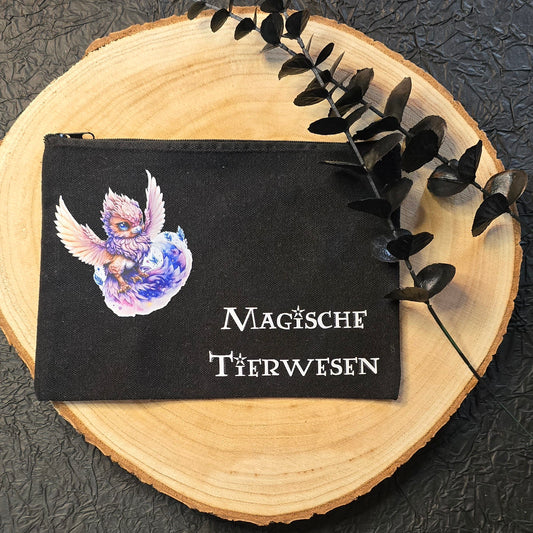 Magische Tierwesen Stofftasche Schwarz
