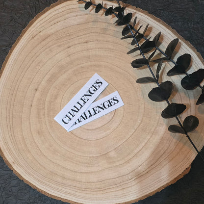 3D Sticker "CHALLENGES" 8cm