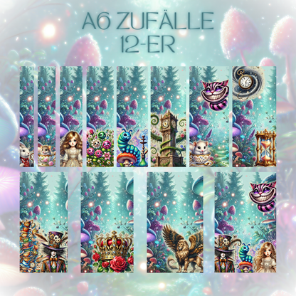 Register A6 Wonderland Zufälle 12er Set