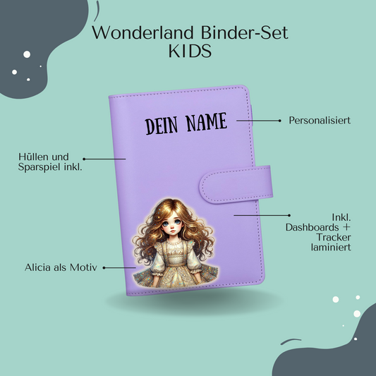 Wonderland Binder-Set KIDS A6