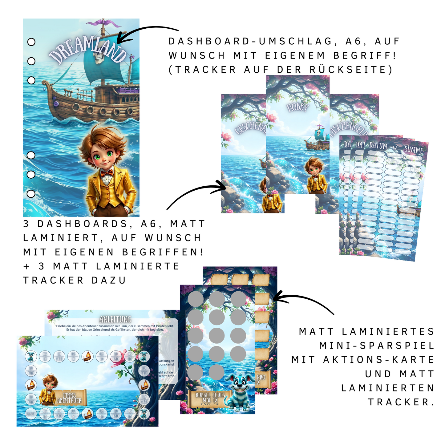 Dreamland Binder-Set KIDS A6