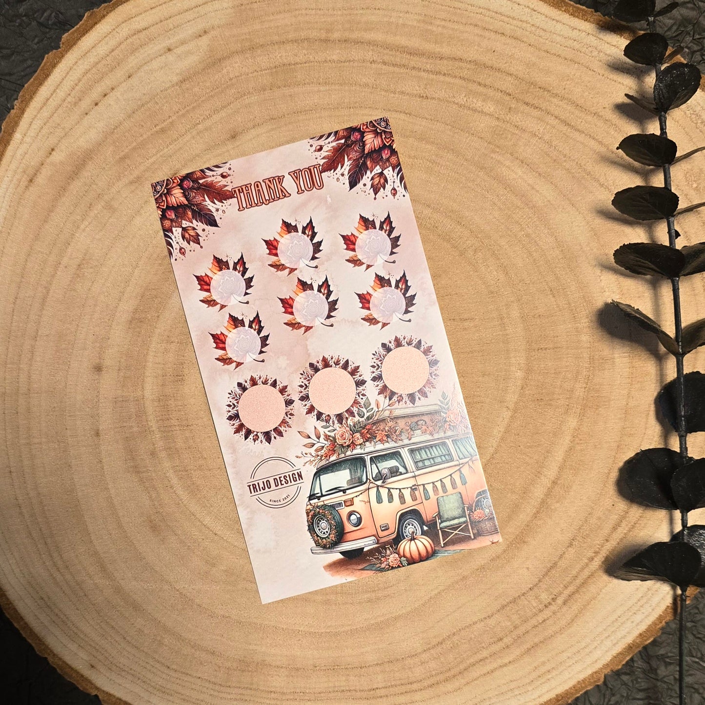 THANK YOU Autumn Sparchallenge A6