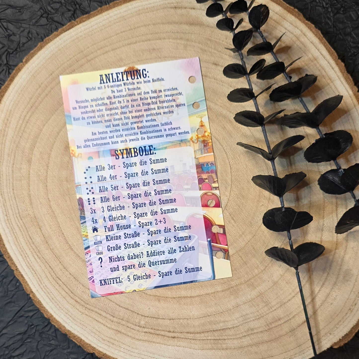 Kniffelbingo Sparchallenge A6
