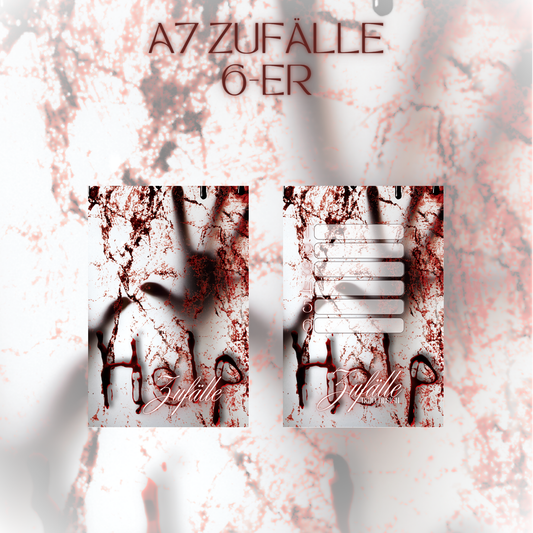 Register A7 Horror Zufälle 6er Set