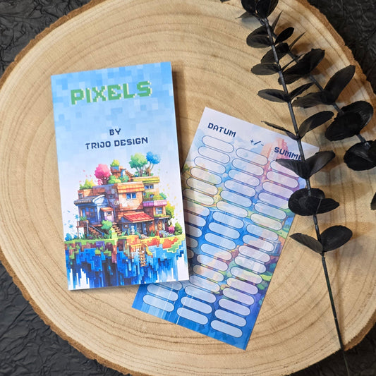 Pixels klappkarte A6