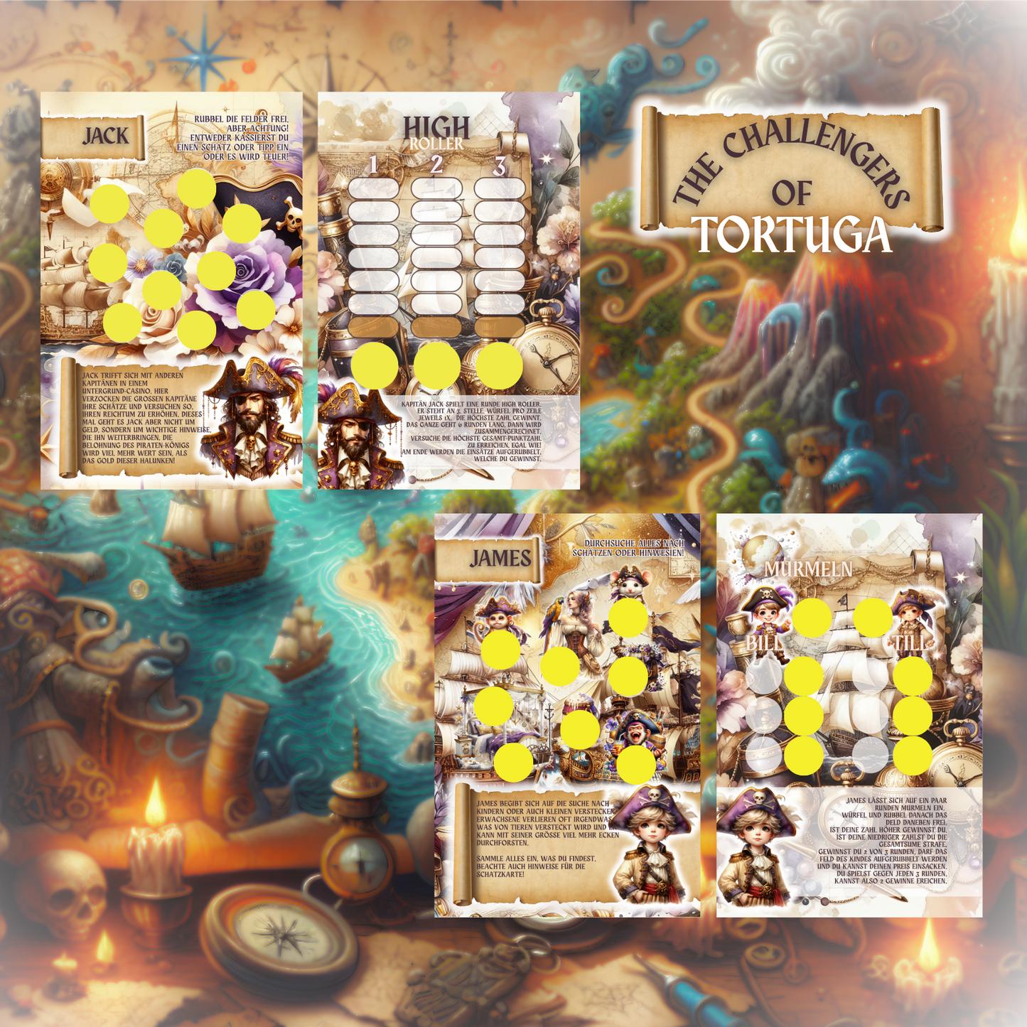 Challengers in Tortuga Sparspiel A6