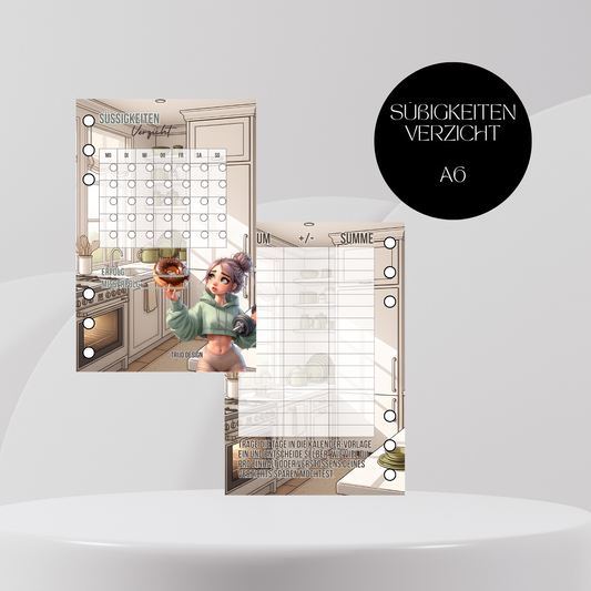 Süßigkeiten Verzicht Challenge A6