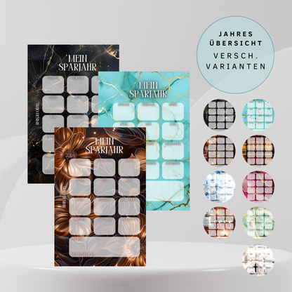 Jahresübersicht versch. Varianten A6