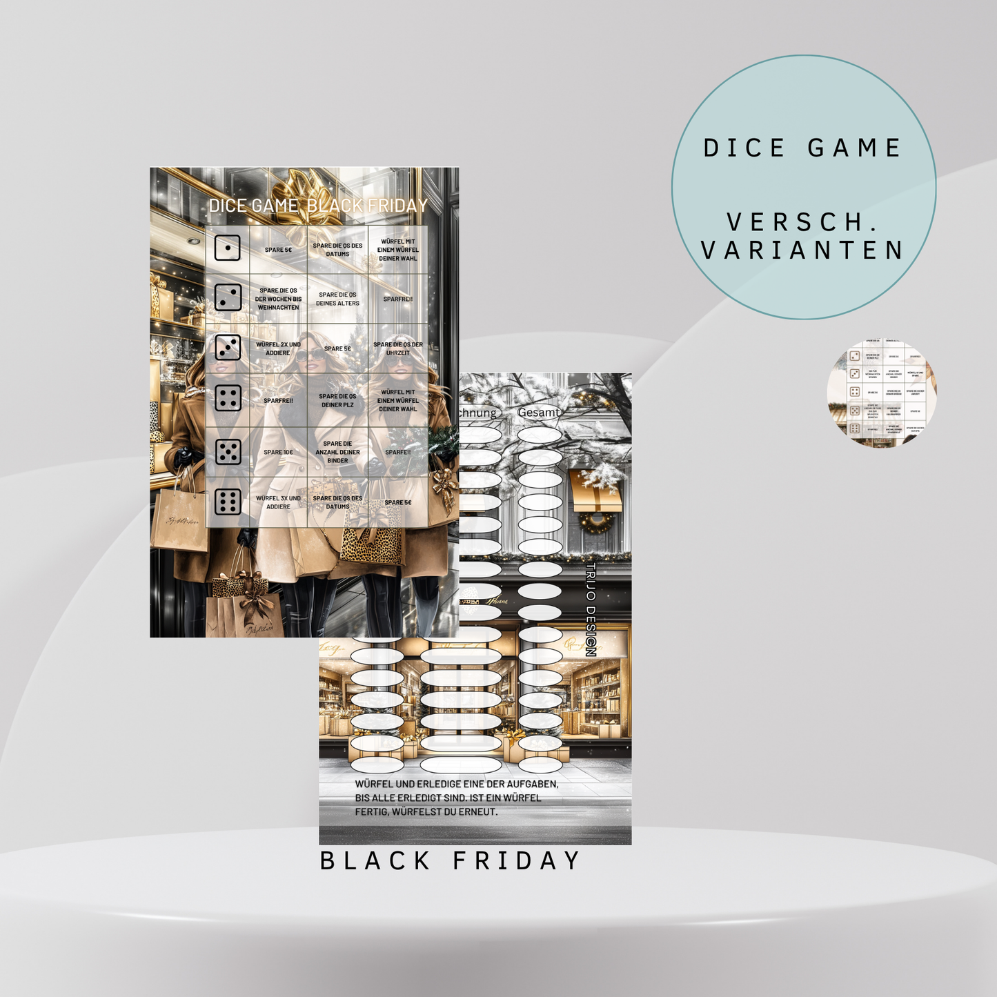 Dice Game - Versch. Varianten A6