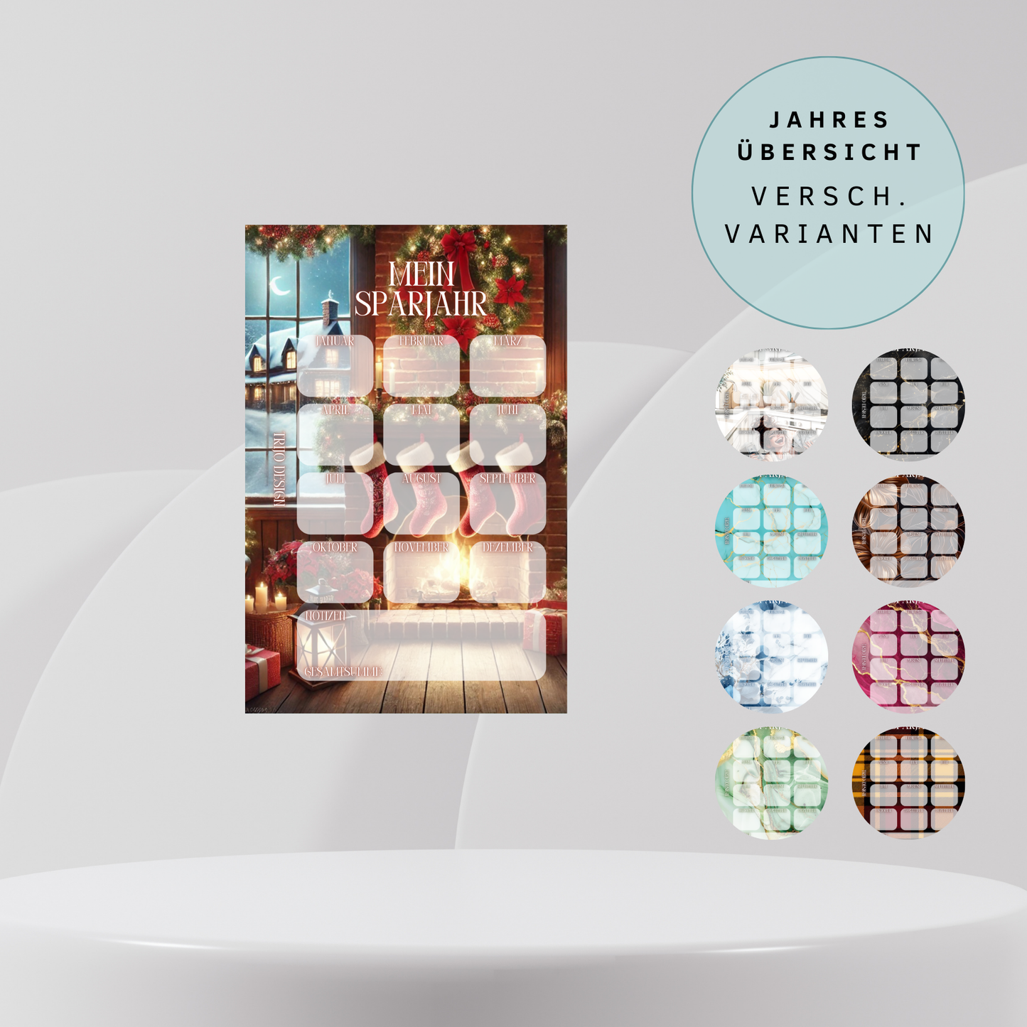 Jahresübersicht versch. Varianten A6