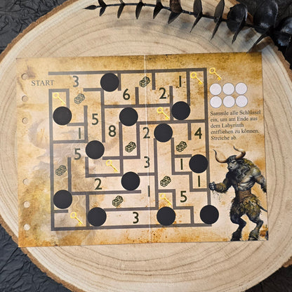 Aasimars Labyrinth Klappkarte A6