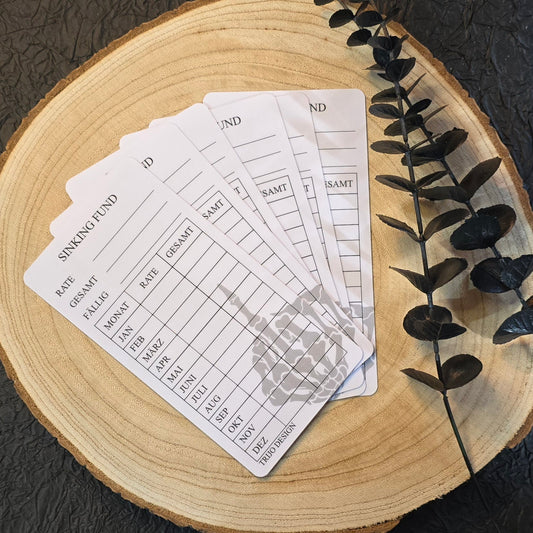 Sinking Fund - Tracker A6 "Scheiss Finanzen"